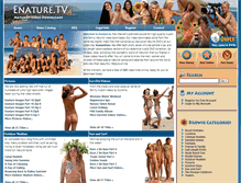 Tablet Screenshot of enature.tv